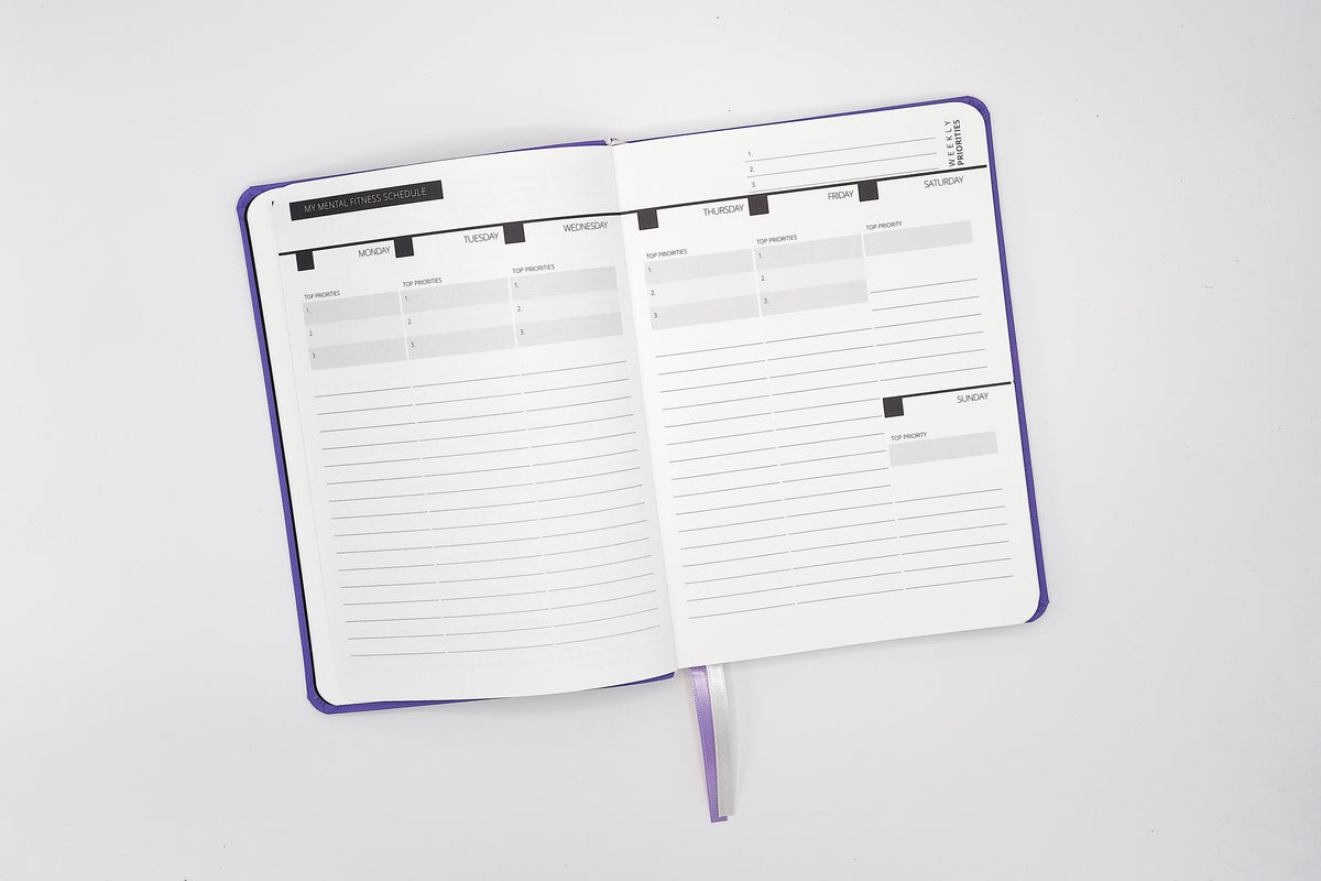 2026 Mental Fitness Diary & Planner - Weekly Format