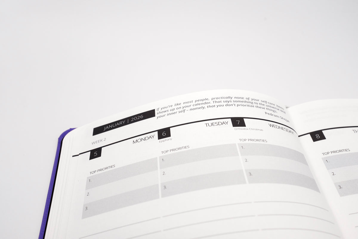 2026 Mental Fitness Diary & Planner - Weekly Format